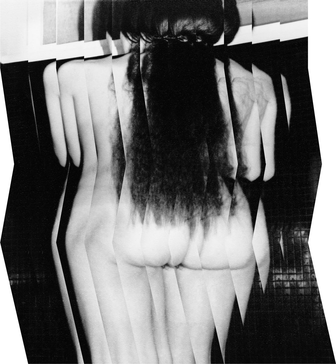 edouard-taufenbach nu de dos noir et blanc